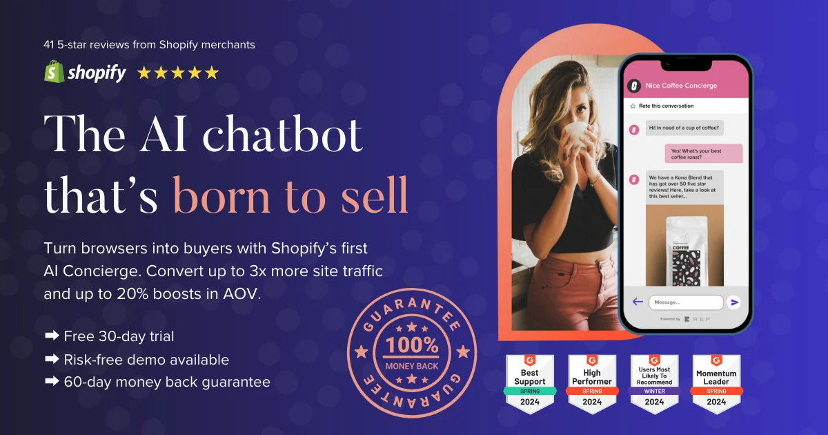 Rep AI: Sales Concierge for eCommerce